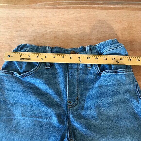 Madewell Pull On Jeans Women 29 Blue High Rise Relax Tapered Stretch Medium Wash - Picture 9 of 13